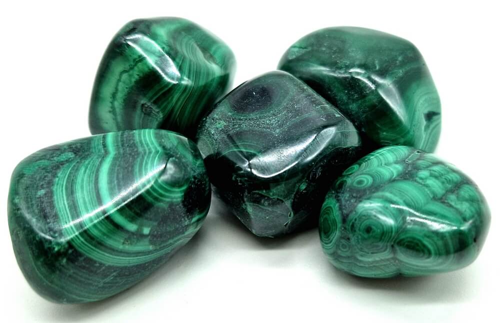 Pierre roulée Malachite Ma boutique