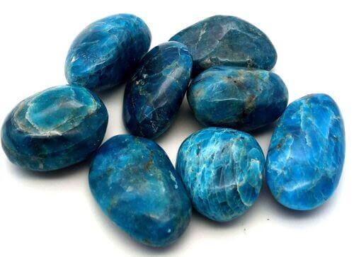 Pierre roulée Apatite Bleue Ma boutique