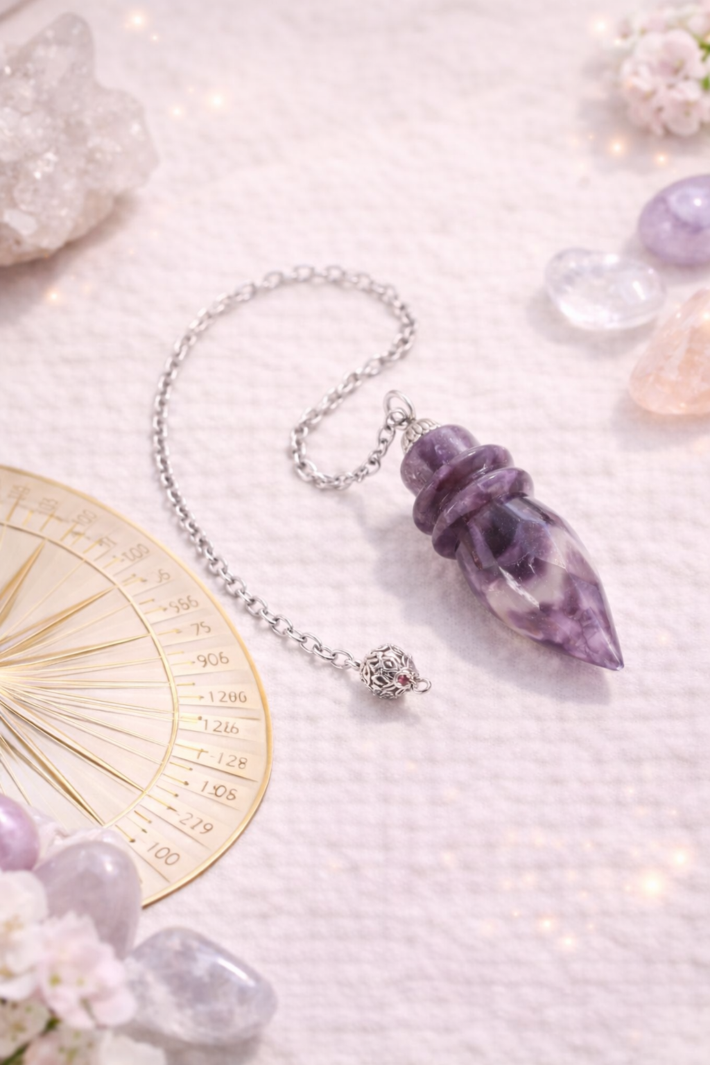 Pendule Cône Egyptien Améthyste Ma boutique