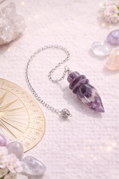 Pendule Cône Egyptien Améthyste Ma boutique