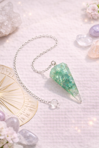Pendule Orgonite Jade