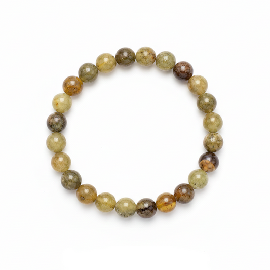 Bracelet Grenat Vert