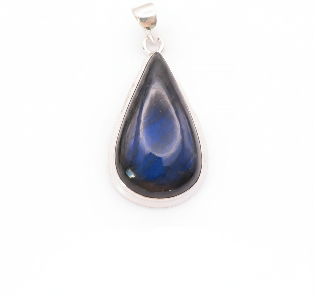 Pendentif Labradorite Argent 925 Goutte Ma boutique
