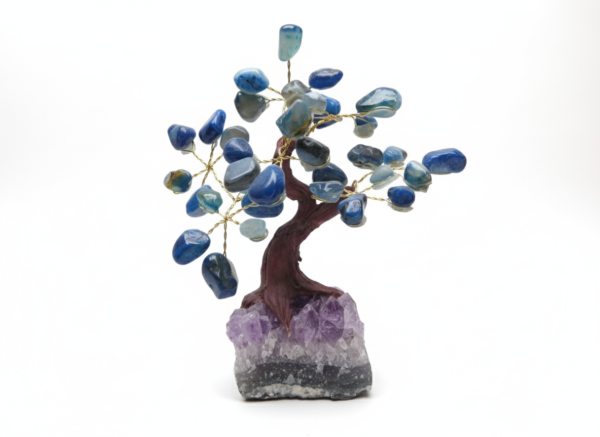 Arbre Agathe Bleue 15cm