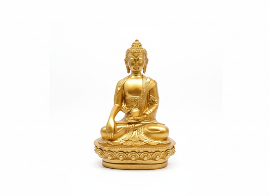 Bouddha Abondance Couleur Or 30cm
