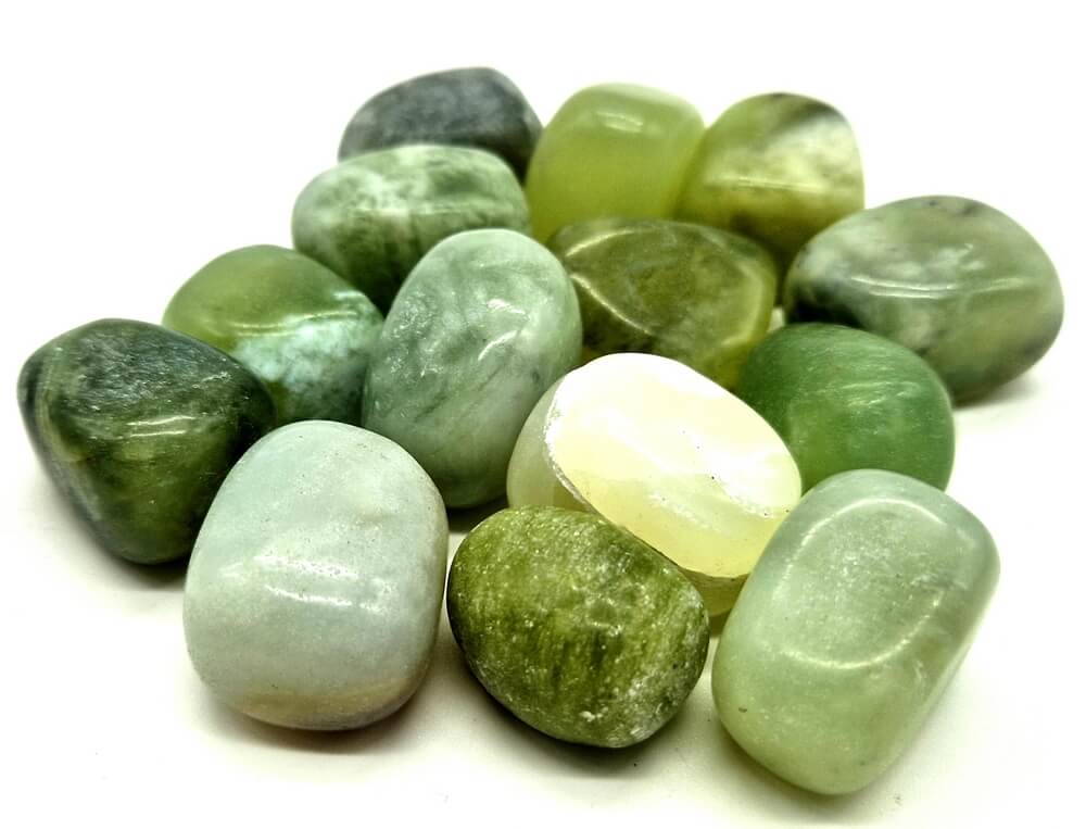 Pierre roulée Jade vert