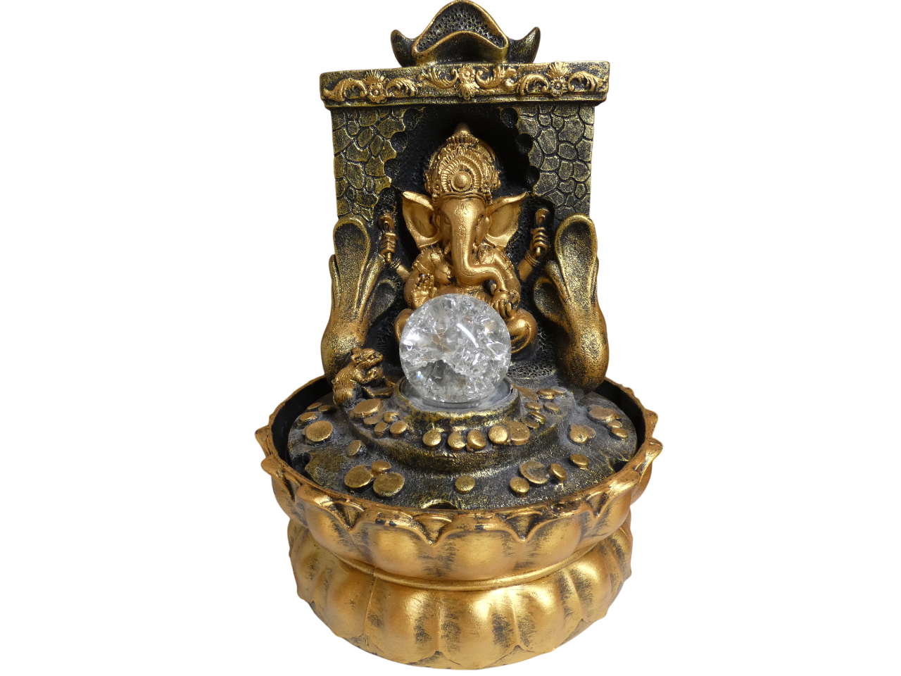 Fontaine Ganesh  couleur Or