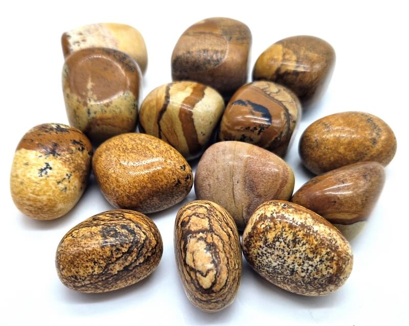 Pierre roulée Jaspe Paysage