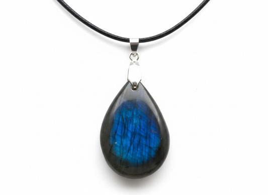 Pendentif Labradorite Bleue